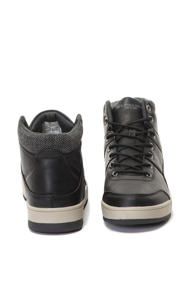 U.S. Polo Assn. Pantofi sport mid-high cu logo in relief Ulisse Barbati