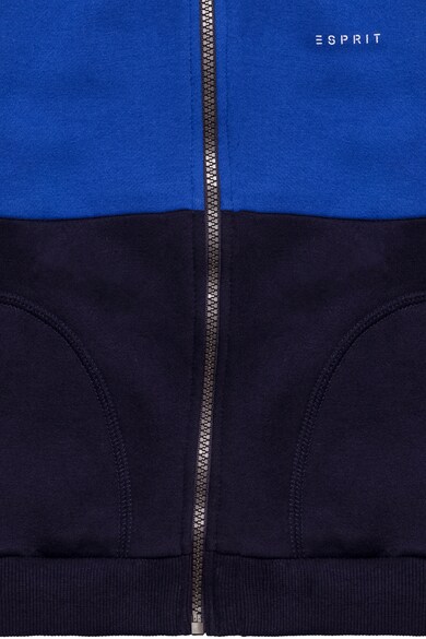 Esprit Cipzáros pulóver colorblock mintával Fiú