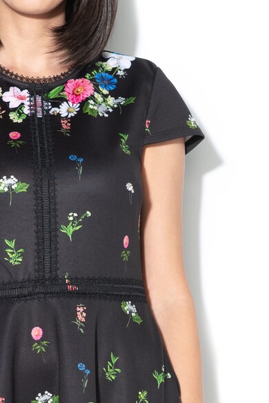 Ted Baker Rochie cu imprimeu floral si croiala in A Daissie Femei