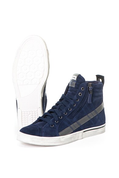 Diesel Pantofi sport mid-high de piele intoarsa Barbati