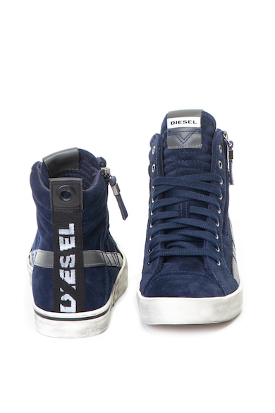 Diesel Pantofi sport mid-high de piele intoarsa Barbati