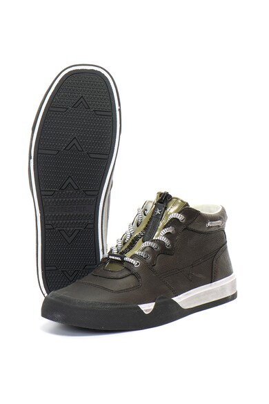 Diesel Pantofi sport mid-high de piele Grindd Barbati