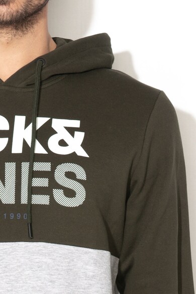 Jack & Jones Jack & Jones, Miller logómintás kapucnis pulóver férfi