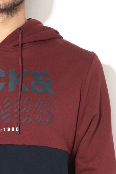 Jack & Jones Jack & Jones, Miller logómintás kapucnis pulóver férfi