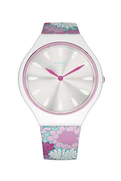 Swatch Ceas cu o curea cu imprimeu floral Femei