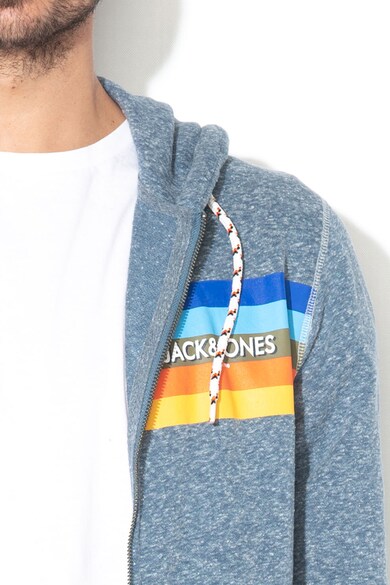 Jack & Jones Frazer mintás regular fit kapucnis pulóver férfi