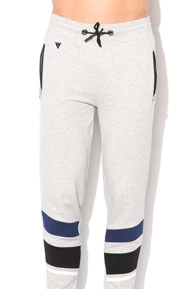 GUESS Pantaloni jogger de casa, cu snur pentru ajustare Barbati