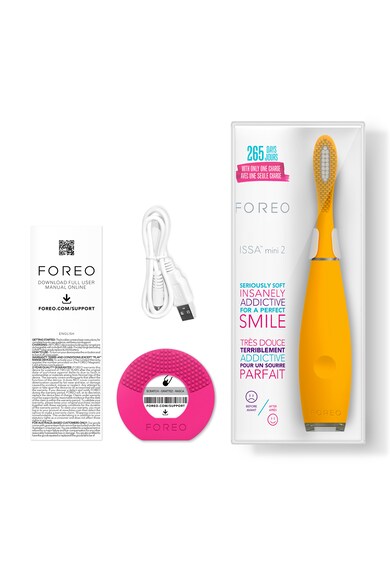 FOREO Periuta de dinti sonica electrica  Issa mini 2, 9000 pulsatii, timer Femei