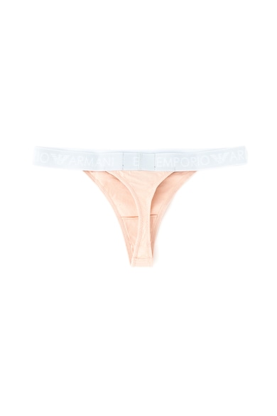 Emporio Armani Underwear Chiloti tanga cu banda elastica cu logo Femei