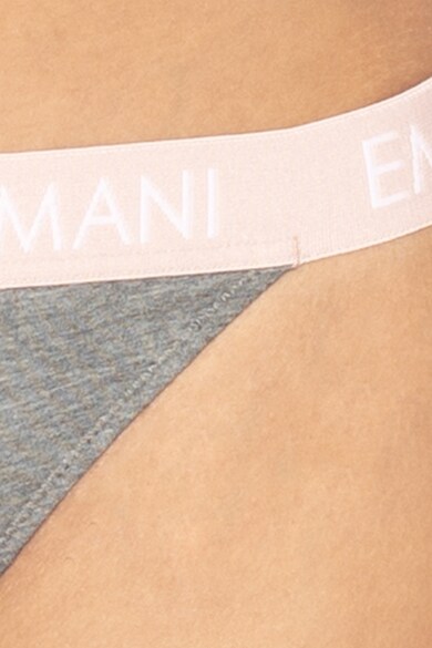 Emporio Armani Underwear Танга с еластична лента с лого Жени