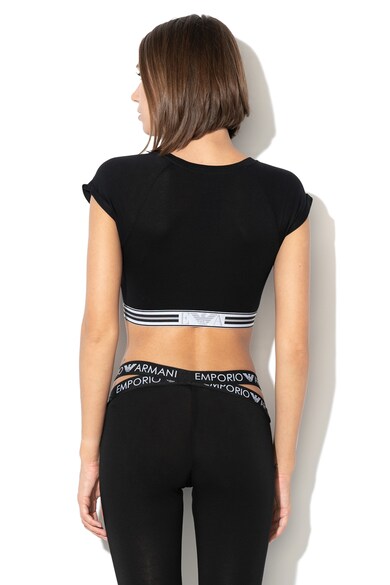 Emporio Armani Underwear Logómintás crop top női