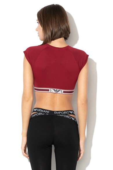 Emporio Armani Underwear Logómintás crop top női