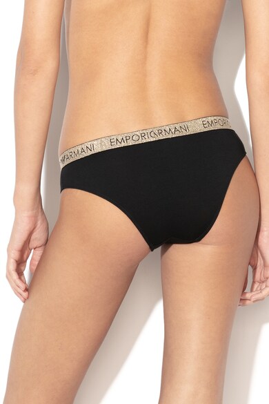 Emporio Armani Underwear Бикини с брокатено лого на талията Жени