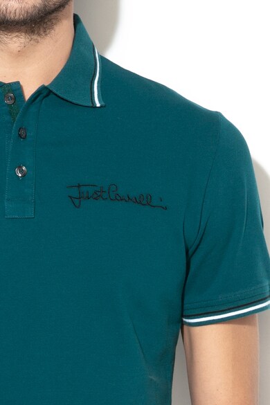 JUST CAVALLI Tricou polo cu broderie logo Barbati