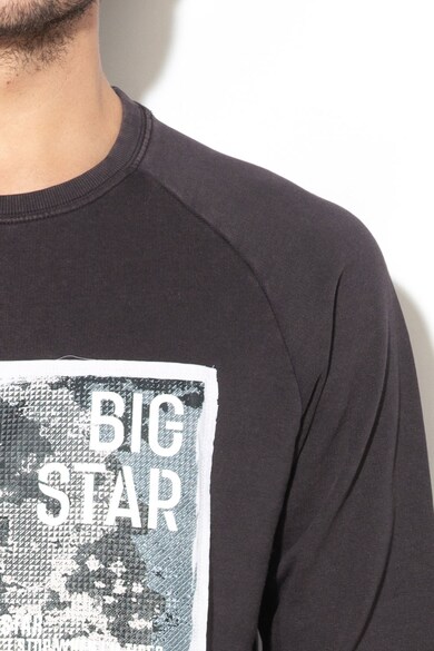 Big Star Nevil grafikai mintás pulóver férfi