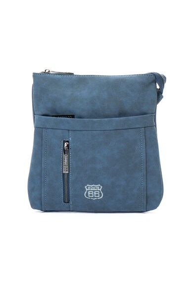 Route 66 Geanta crossbody, de piele ecologica Barbati