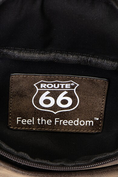 Route 66 Borseta de piele ecologica si material textil Barbati