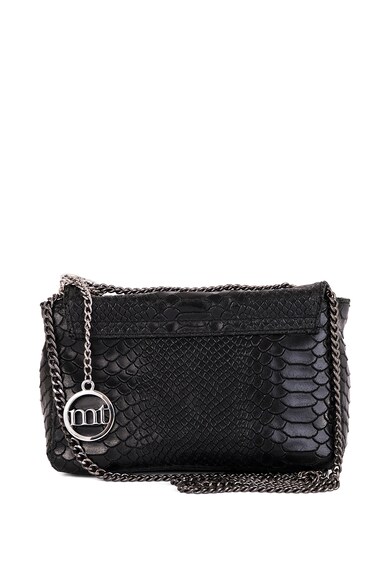 Mia Tomazzi Geanta crossbody de piele cu model crocodil si bareta din lant Femei