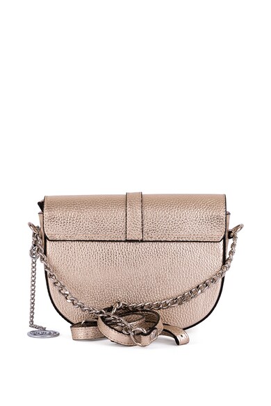 Mia Tomazzi Geanta crossbody de piele cu aspect metalizat Femei