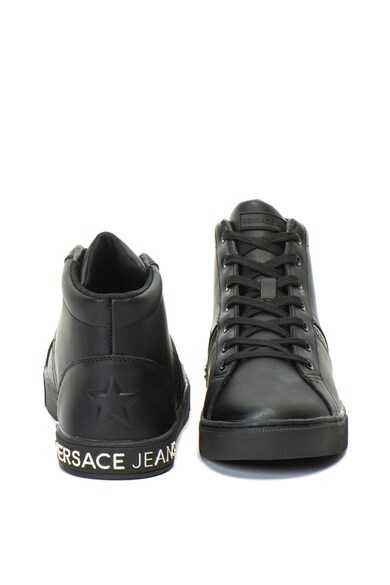 Versace Jeans Középmagas szárú bőr sneakers cipő női