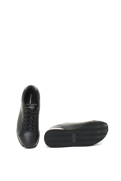 Emporio Armani Pantofi sport flatform de piele cu aplicatii cu nituri Femei