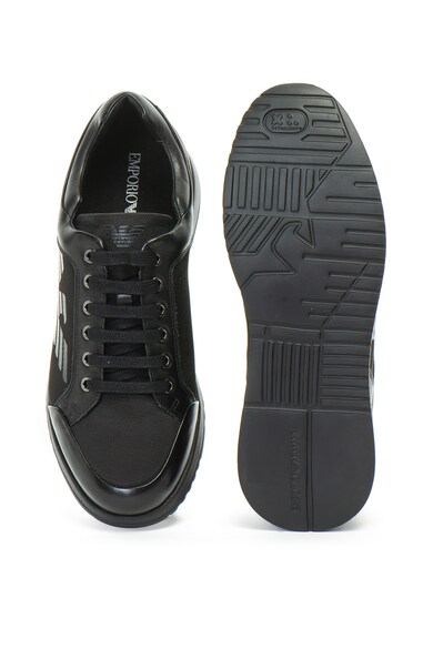 Emporio Armani Спортни обувки с лого и велурени детайли Мъже