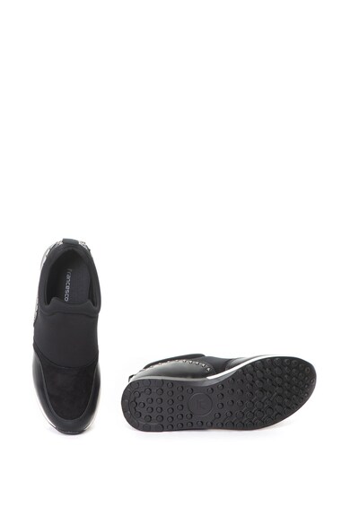 Francesco Milano Pantofi sport slip-on din material textil si piele ecologica Femei