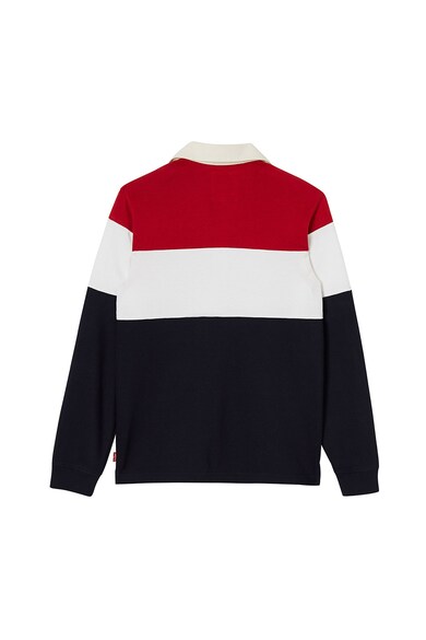 Levi's Kids Color Block logómintás galléros felső Fiú