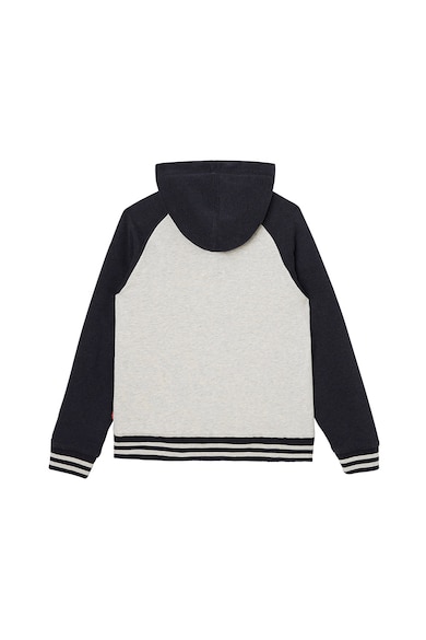 Levi's Kids Hanorac cu maneci raglan, fermoar si captuseala din material teddy Baieti