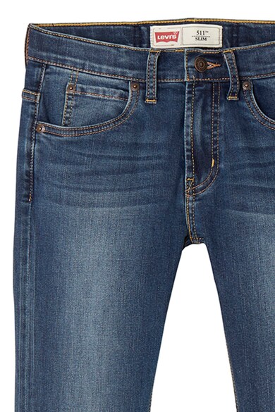 Levi's Kids Straight fit farmernadrág mosott hatással Fiú