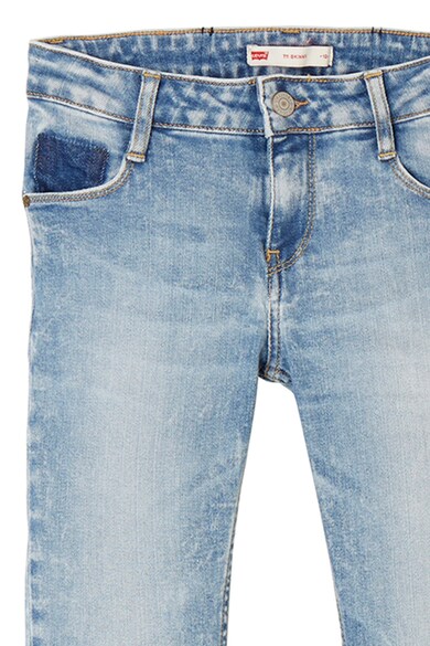 Levi's Kids Blugi skinny cu aspect tratat Fete