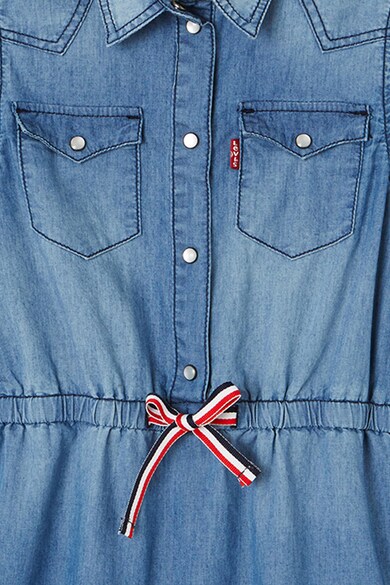 Levi's Kids Rochie evazata tip camasa din denim Fete