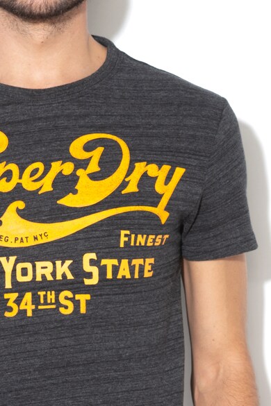 SUPERDRY Тениска 34th St. с гумирано лого Мъже