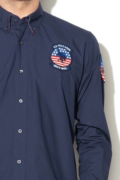 U.S. Polo Assn. Риза с дизайн на кръпки Мъже