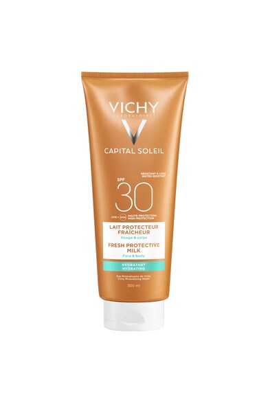 Vichy Lapte hidratant  CAPITAL SOLEIL pentru fata si corp SPF30, 300 ml Femei