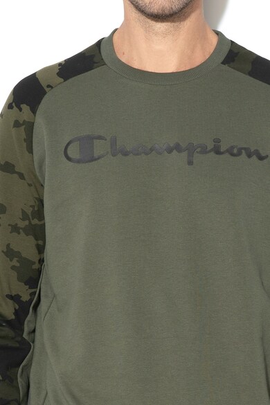 Champion Bluza sport cu imprimeu camuflaj si logo Barbati