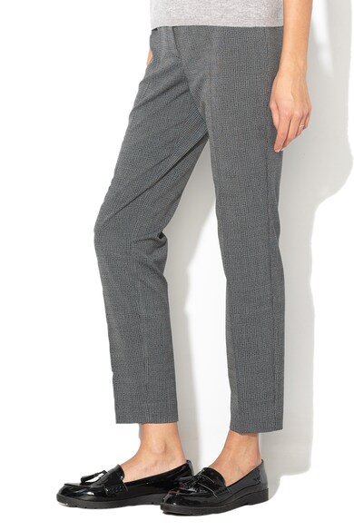 Stefanel Pantaloni slim fit cu model in carouri Femei