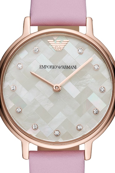 Emporio Armani Ceas cu o curea de piele Kappa Femei