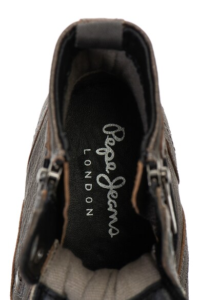 Pepe Jeans London Ghete de piele Melting Metal Femei