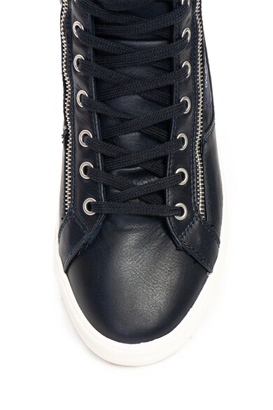 Pepe Jeans London Pantofi sport mid-high, de piele ecologica si material textil Marton Barbati