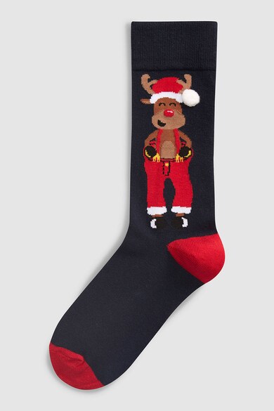 NEXT Karácsonyi mintás zokni szett - 2 pár férfi