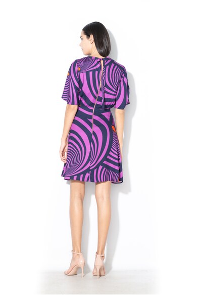 Closet LONDON Rochie cu imprimeu abstract si croiala in A Femei