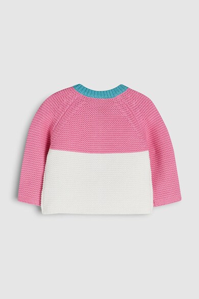 NEXT Плетен пуловер с цветен блок Момичета