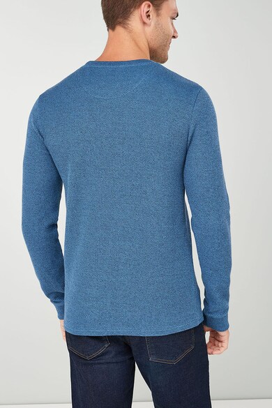 NEXT Slim fit texturált pulóver férfi