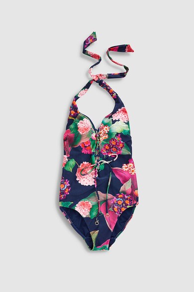 NEXT Costum de baie intreg cu model floral si bretele halter Femei