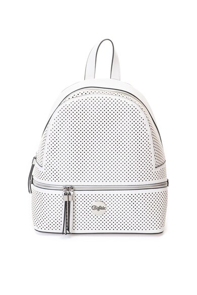 Buffalo Rucsac de piele ecologica cu perforatii Cloud Cream Femei