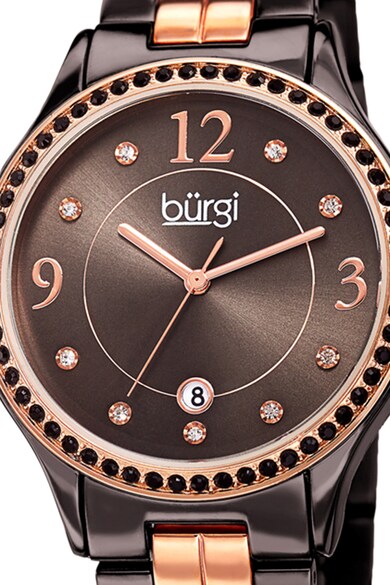 BURGI Аналогов часовник с кристали Жени