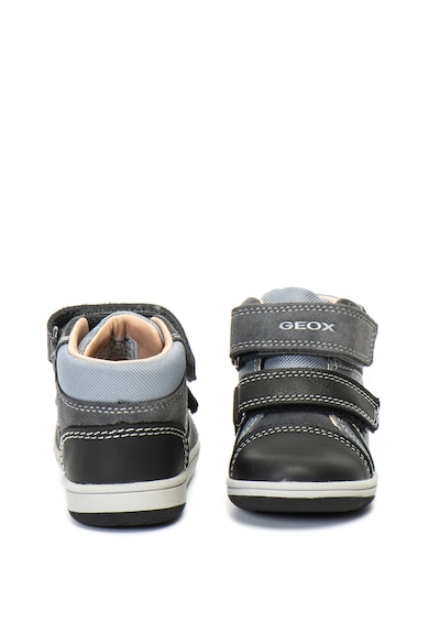 Geox Pantofi sport mid-high cu benzi velcro Flick Baieti