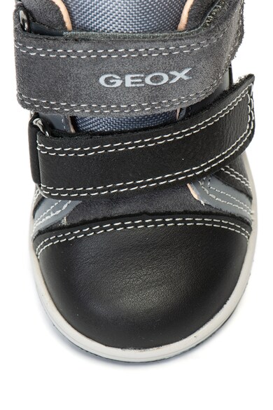 Geox Pantofi sport mid-high cu benzi velcro Flick Baieti