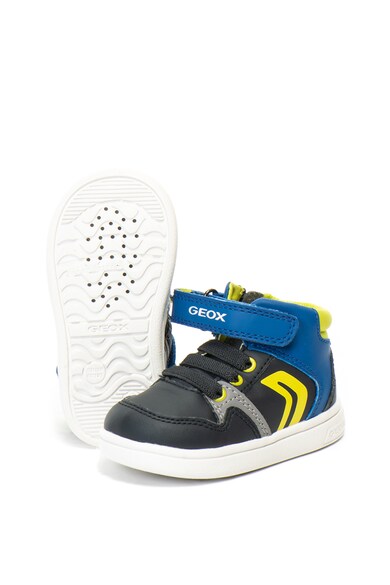 Geox Pantofi sport de piele ecologica DJRock Baieti